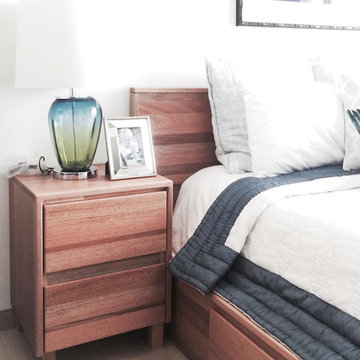 Zog Contemporary Bed with night stands