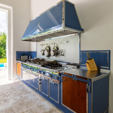 Officine Gullo | Stainless Steel & Polished Chrome Kitchen