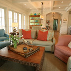 Southern Living Idea Home - Tropical - Family Room - Austin - by ...