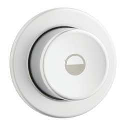 Geberit Matte Chrome Dual Flush Pneumatics Flush Plate - Bathroom Fixtures