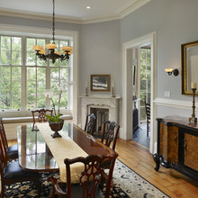 gray wall cream trim