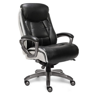 Linen Fabric Thick Padding Big & Tall Executive Office Chair with Flip-up  Armrest, Swivel High Back Computer Desk Chair in 2023