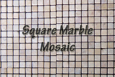 Square Marble Mosaic | Vierkant Marmeren Mozaïek | Marbre Carré Mosaïque