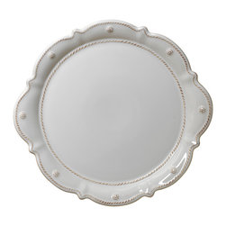 Berry & Thread White Berry and Thread Colander Under Plate Whitewash - Dinner Plates