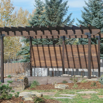 deck fix and Tongue and groove wall pergola