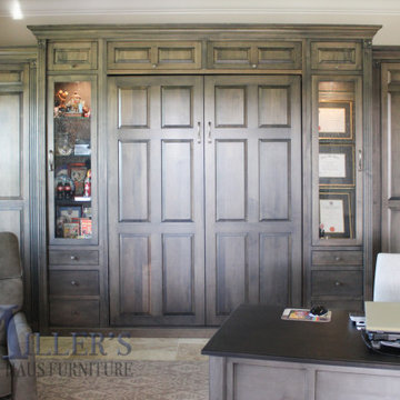 Transitional Office Murphy Bed