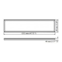 1'x4' LED Flat Panel - 40 Watts - 3700 Lumens - Light Bulbs