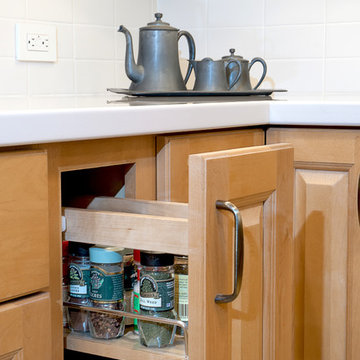 Two Generation Kitchen Remodel - From Outdated to Transitional