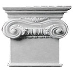 American Pro Decor - Scroll Capital, Left-Sided - Pilaster accessories work in conjunction with its matching Pilasters. They are attactive, simple and easy to install. They are come primed in white.
