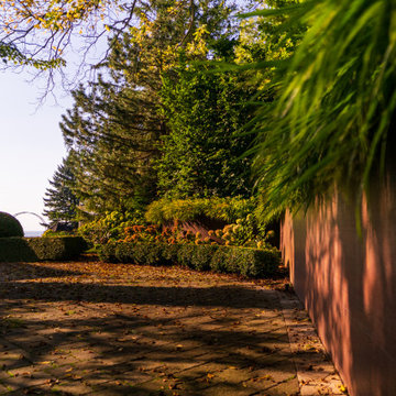 Modern Corten Steel Planter Privacy Wall - St.Catharines