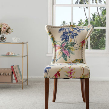Paradise Upholstered Chair, Multicolored