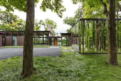Contemporary exterior home idea in Minneapolis