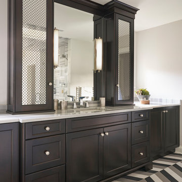 His & Hers Adjoining Master Bathroom