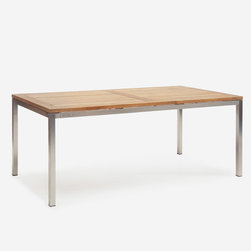 Wintons Teak duke ss table - Outdoor Dining Tables