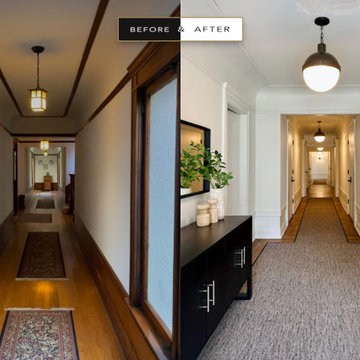 Hallway Before & After • Atelier Noël