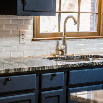 Gray Mist Granite & Whisper White Subway Tile — Rochelle, VA