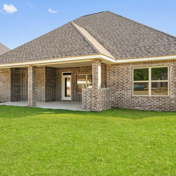 The Allen II Elevation B - Courtyard Entry