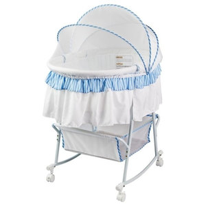 circle bassinet with canopy