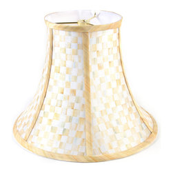 Parchment Check Shade - Small | MacKenzie-Childs - Lamp Shades