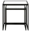 Rocco Rectangular Nested Side Table in Blackened Bronze