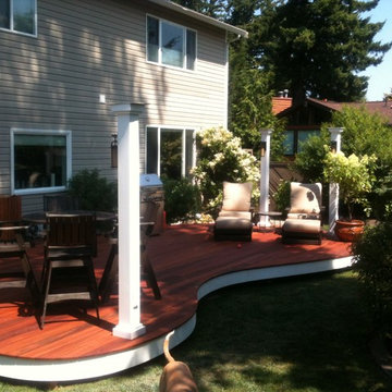 Iron wood deck