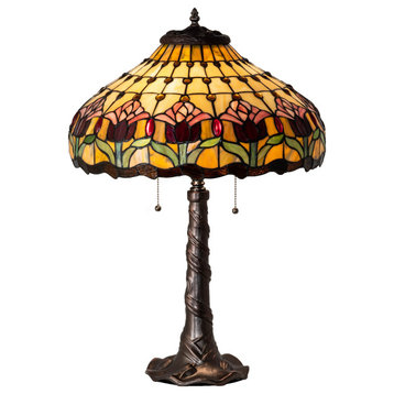 26 High Colonial Tulip Table Lamp