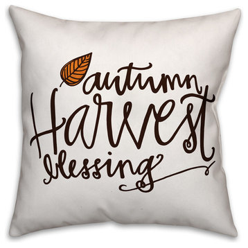 Autumn Harvest Blessing 16x16 Indoor / Outdoor Pillow