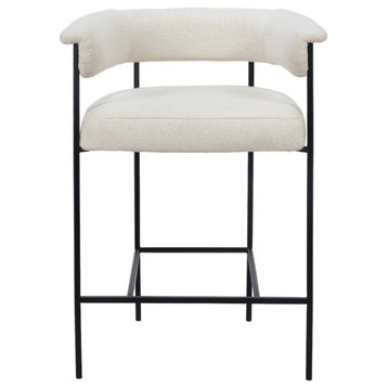 Mikra Upholstered Bar and Counter Stool