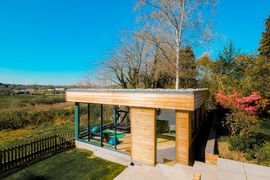Contemporary garden shed and building in Cheshire.