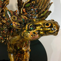 Tracey Keller Luxury Bronze Sculpture - Pegasus - Sculptures