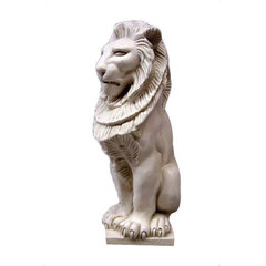 Guardian Lion 31 Garden Animal Statue - Asian - Garden Statues And