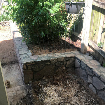 Pennsylvania Field Stone Garden Wall in Rockville MD