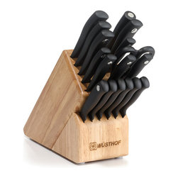 Wusthof 18-Piece Knife Block Set - Silverpoint II - Knife Sets