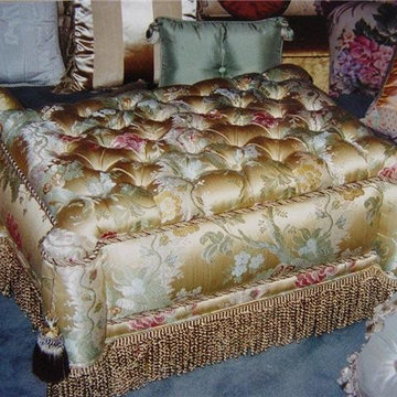 Tufted Ottoman, Custom Order only