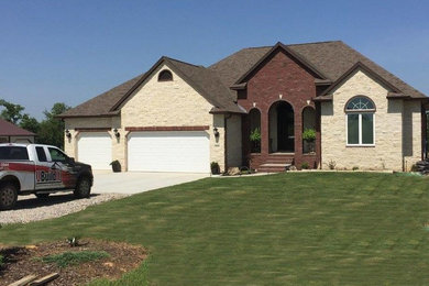 Example of an exterior home design in Wichita