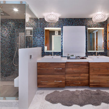Modern master bathroom