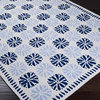 Inspired Classics Are, Navy-Pale Blue, Hallway Runner 2'3"x8'