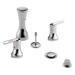 Delta Trinsic&reg;  Bidet Faucet &ndash; Less Handles - Bidet Faucets