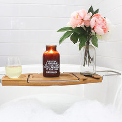 Parenting Quote Amber Soy Candle | Swear Words - Candles