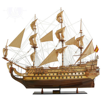San Felipe XXl Museum-quality Fully Assembled Wooden Model Ship Huge Size