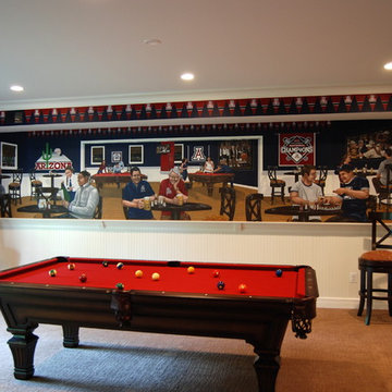 University of Arizona Sports Bar themed Mural by Tom Taylor of Wow Effects