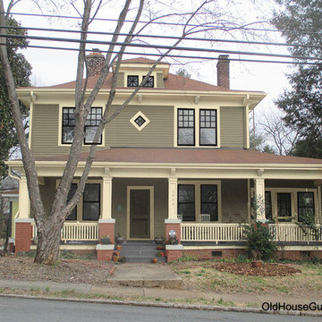 1920 Foursquare Paint colors