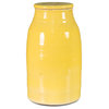 Yellow Ceramic Milk Jar, Medium