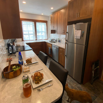 Roslindale Galley Kitchen in Alder
