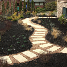 walkway between house and shop
