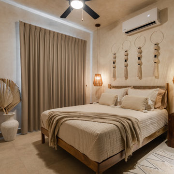 Boho-Chic Master Bedroom Design & Custom Furniture | Tulum