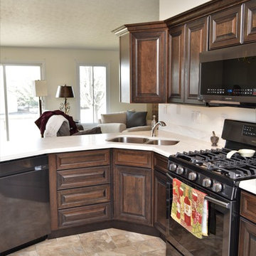 Burnettsville, IN. Haas Signature Collection. Open Cherry Kitchen