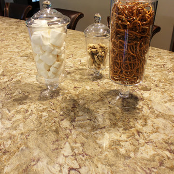 Cambria Nevern Countertops with Galley Workstation ~ Medina, OH