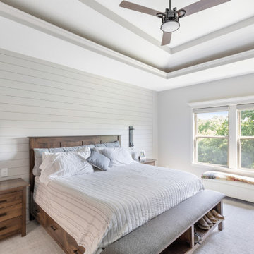 Transistional Primary Suite (bed, bath, closet) + Hall Bath + Laundry Parkville