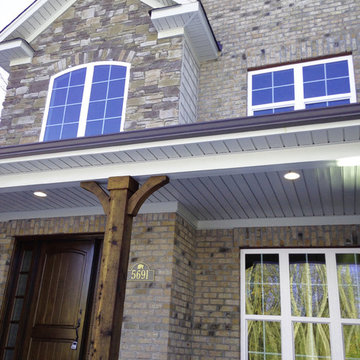 Wintry exterior view